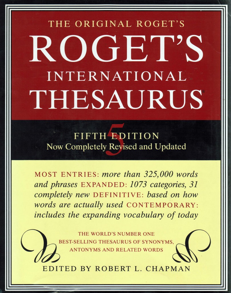 Most Influential Book: Roget s Thesaurus