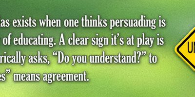When more information and education don't persuade