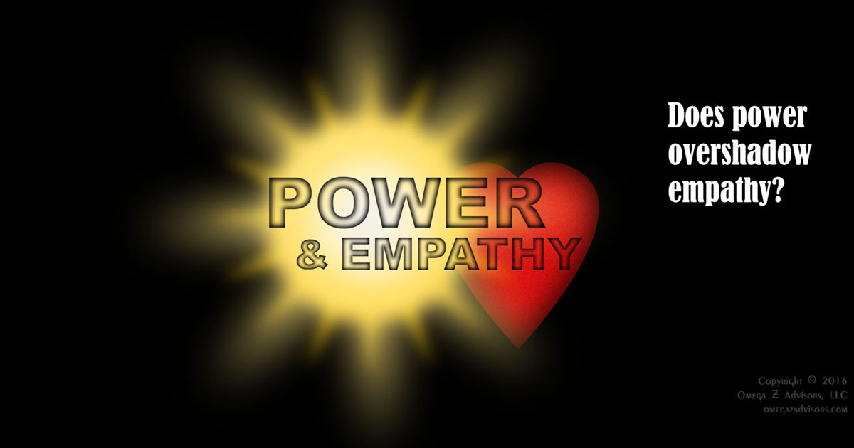 With More Power Less Empathy