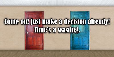 Making good leadership decisions begins by making a decision!
